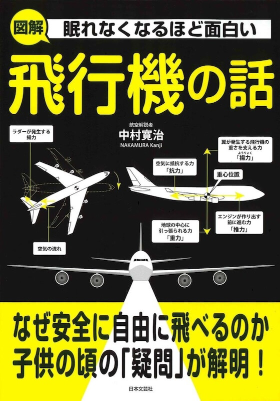 『眠れなくなるほど面白い 図解 飛行機の話』書影